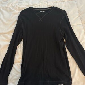 Men’s medium old navy thermal. Black. Great condition
